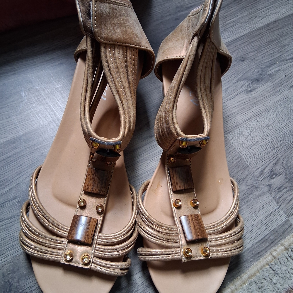 Elegant Tan Women's Sandals